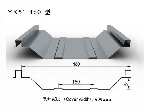 鋼結(jié)構(gòu)460型彩鋼瓦